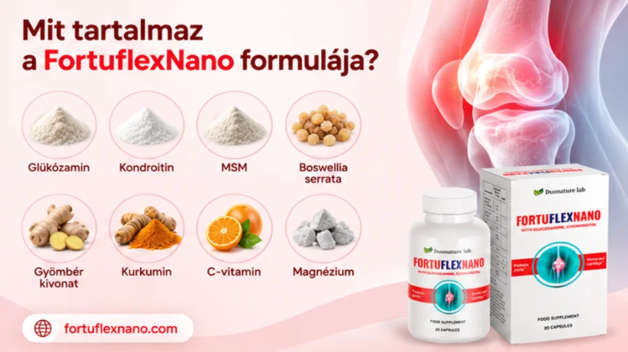 FortuflexNano — a formula 8 összetevője egy kapszulában