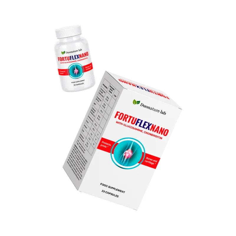 FortuflexNano kapszulás tégely és doboz együtt